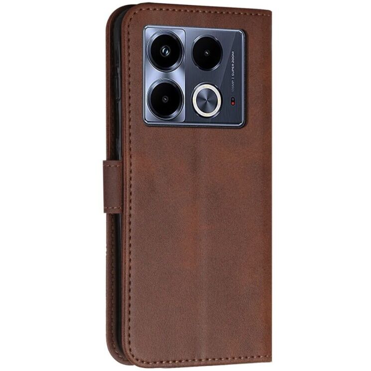 Чехол-книжка UniCase Jet Cover для Infinix Note 40 - Brown: фото 5 из 11