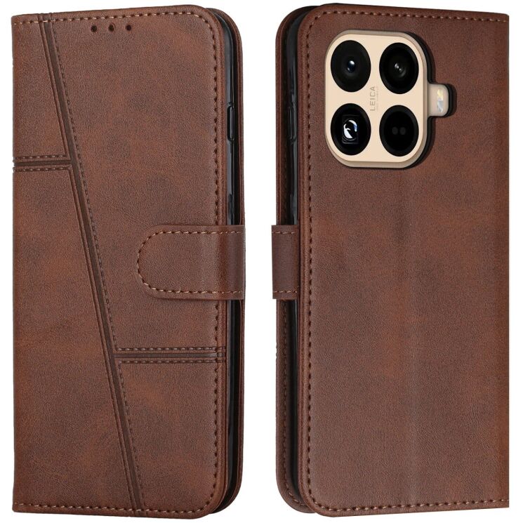 Чохол-книжка UniCase Jet Cover для Xiaomi 15T Pro - Brown: фото 1 з 10