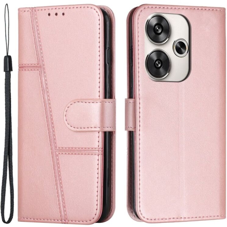 Чохол-книжка UniCase Jet Cover для Xiaomi Poco F6 - Rose Gold: фото 1 з 10