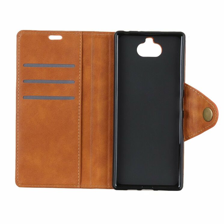 Чехол-книжка UniCase Vintage Wallet для Sony Xperia 10 Plus - Brown: фото 7 из 8