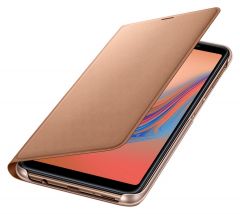 Чохол-книжка Wallet Coverдля Samsung Galaxy A7 2018 (A750) EF-WA750PFEGRU - Gold: фото 1 з 7