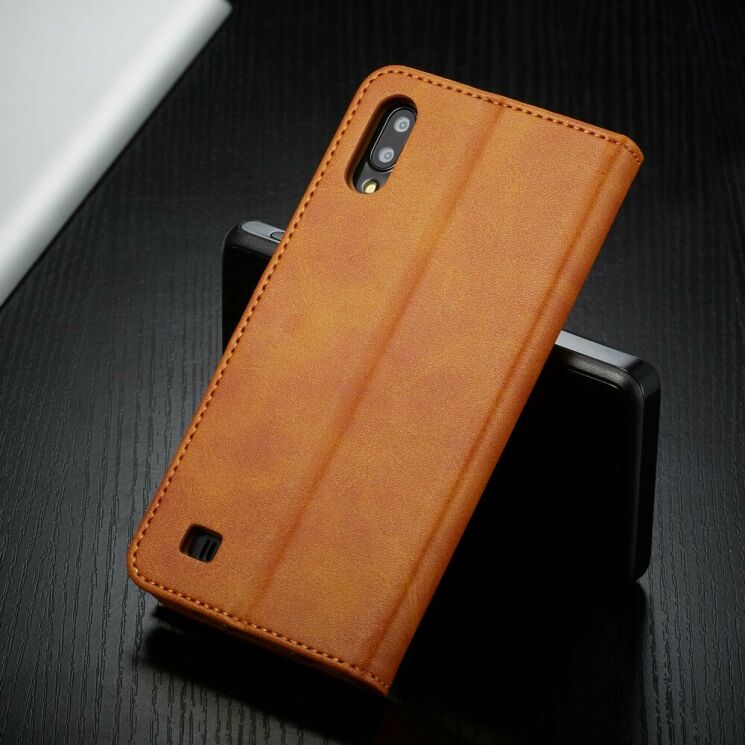 Чохол LC.IMEEKE Wallet Case для Samsung Galaxy M10 (M105) - Brown: фото 5 з 11