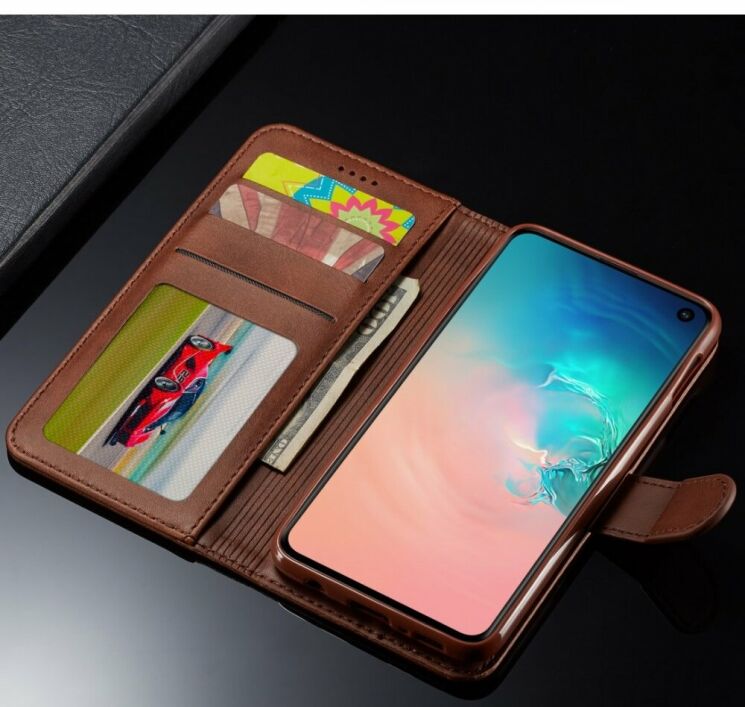 Чехол LC.IMEEKE Wallet Case для Samsung Galaxy S10e (G970) - Coffee: фото 13 из 13