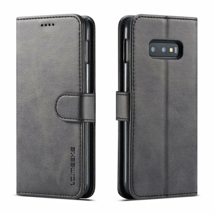Чехол LC.IMEEKE Wallet Case для Samsung Galaxy S10e (G970) - Black: фото 1 из 8