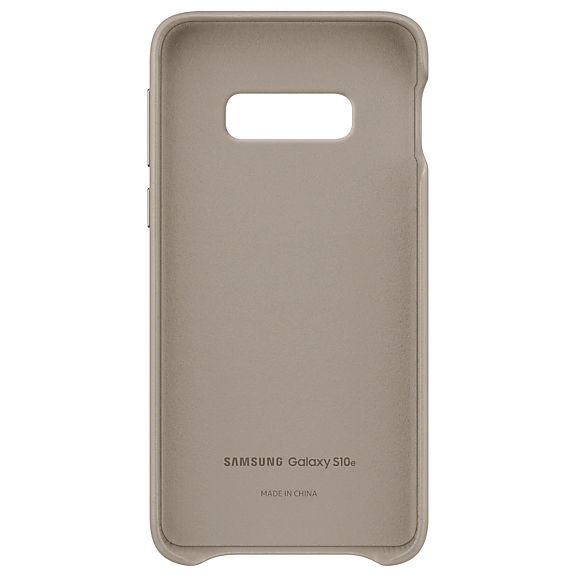 Чохол Leather Cover для Samsung Galaxy S10e (G970) EF-VG970LJEGRU - Gray: фото 4 з 5