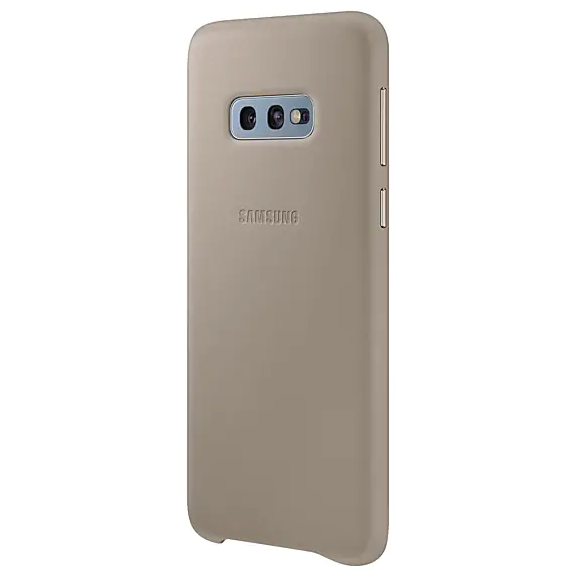 Чохол Leather Cover для Samsung Galaxy S10e (G970) EF-VG970LJEGRU - Gray: фото 3 з 5