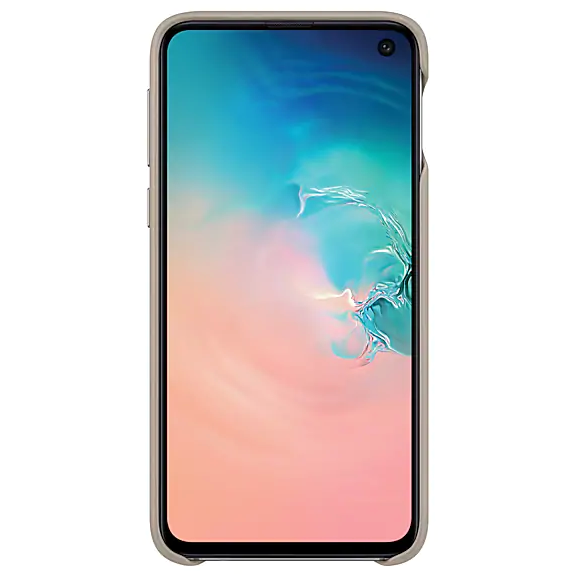 Чохол Leather Cover для Samsung Galaxy S10e (G970) EF-VG970LJEGRU - Gray: фото 2 з 5
