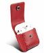 Чехол PEELCAS Leather Protective Case для Apple AirPods 1 / 2 / AirPods - Red (247311R). Фото 3 из 8