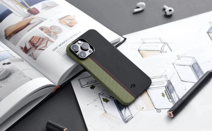 Чохол Pitaka MagEZ Case 3 для Apple iPhone 14 Pro (FO1401P) - Overture: фото 11 з 17