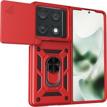 Чохол із захистом камери Deexe Armor Shield для Motorola Razr Fold - Red: фото 1 з 9