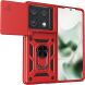 Чохол із захистом камери Deexe Armor Shield для Motorola Razr Fold - Red (423009R). Фото 1 з 9