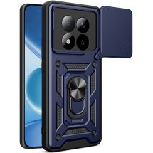 Чохол із захистом камери Deexe Armor Shield для Xiaomi Redmi Note 15 Pro 5G - Blue: фото 1 з 10