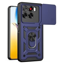 Чехол с защитой камеры Deexe Armor Shield для ZTE Blade A56 - Blue: фото 1 из 10
