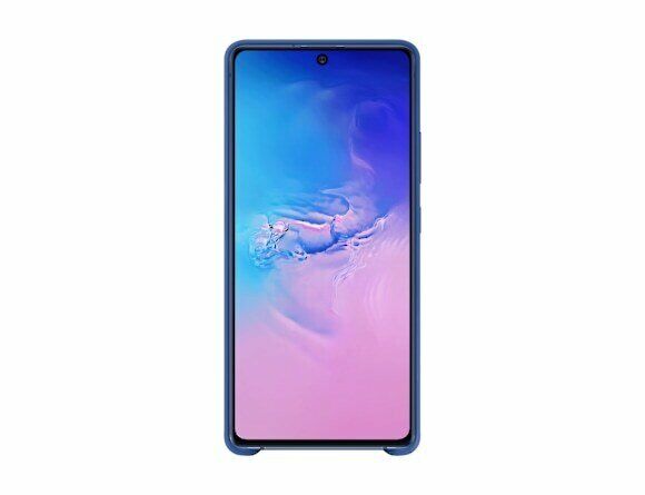 Чехол Silicone Cover для Samsung Galaxy S10 Lite (G770) EF-PG770TLEGRU - Blue: фото 4 из 5