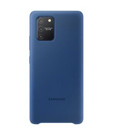 Чехол Silicone Cover для Samsung Galaxy S10 Lite (G770) EF-PG770TLEGRU - Blue: фото 1 из 5