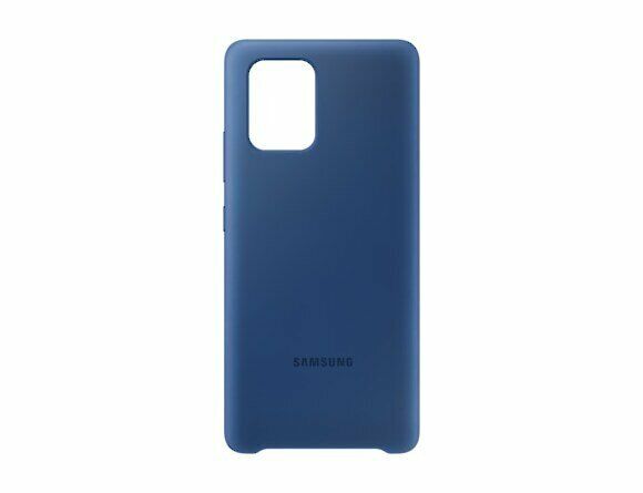 Чехол Silicone Cover для Samsung Galaxy S10 Lite (G770) EF-PG770TLEGRU - Blue: фото 3 из 5