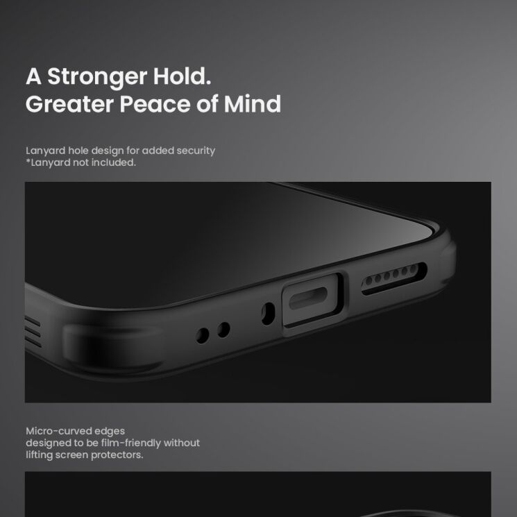 Чехол со шторкой для камеры NILLKIN CamShield Pro для Xiaomi 17T Pro - Transparent Black: фото 14 из 16