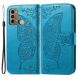 Чехол UniCase Butterfly Pattern для Motorola Moto G60 - Blue: фото 1 из 9