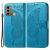 Чехол UniCase Butterfly Pattern для Motorola Moto G60 - Blue: фото 1 из 9