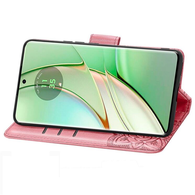 Чехол UniCase Butterfly Pattern для Motorola Moto G75 - Pink: фото 3 из 10