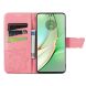 Чехол UniCase Butterfly Pattern для Motorola Moto G75 - Pink (367821P). Фото 2 из 10