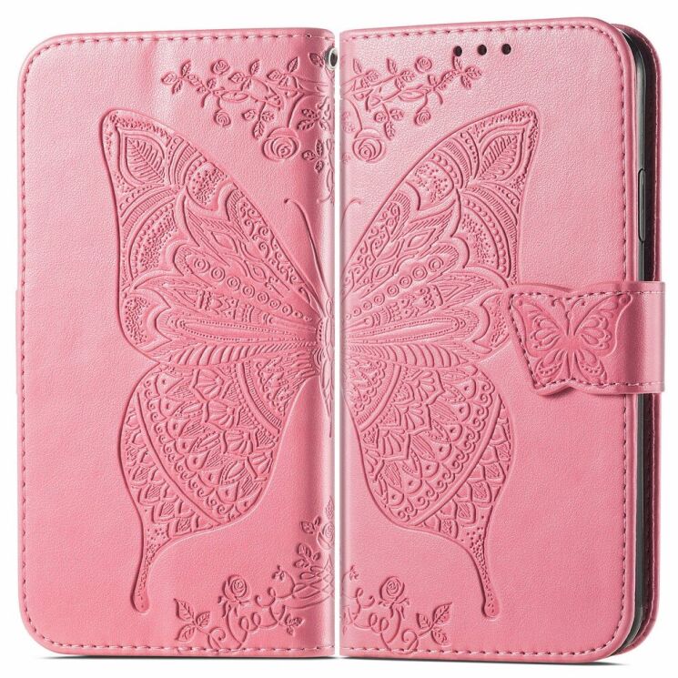 Чехол UniCase Butterfly Pattern для OnePlus 12 - Pink: фото 1 из 8