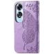 Чехол UniCase Butterfly Pattern для OPPO A60 - Light Purple (357424LV). Фото 5 из 7