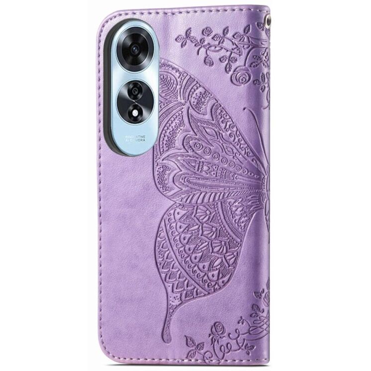 Чехол UniCase Butterfly Pattern для OPPO A60 - Light Purple: фото 5 из 7