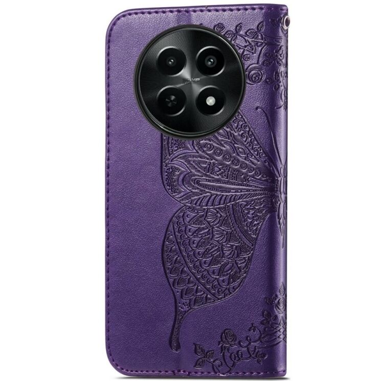 Чехол UniCase Butterfly Pattern для Realme 12 5G - Dark Purple: фото 5 из 8