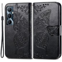 Чехол UniCase Butterfly Pattern для Realme C65 - Black: фото 1 из 8