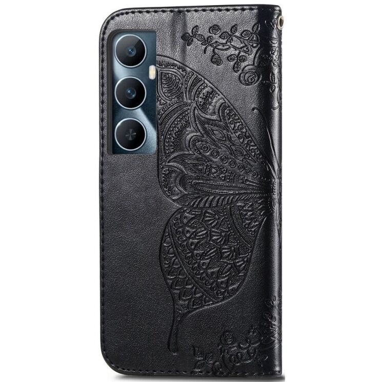 Чехол UniCase Butterfly Pattern для Realme C65 - Black: фото 5 из 8