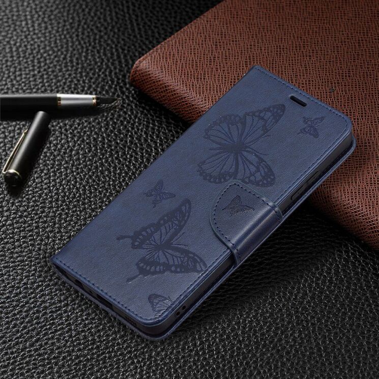 Чехол UniCase Butterfly Pattern для Samsung Galaxy A32 (А325) - Blue: фото 5 из 10