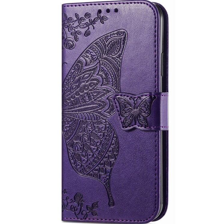 Чехол UniCase Butterfly Pattern для Samsung Galaxy A55 (A556) - Dark Purple: фото 5 из 5