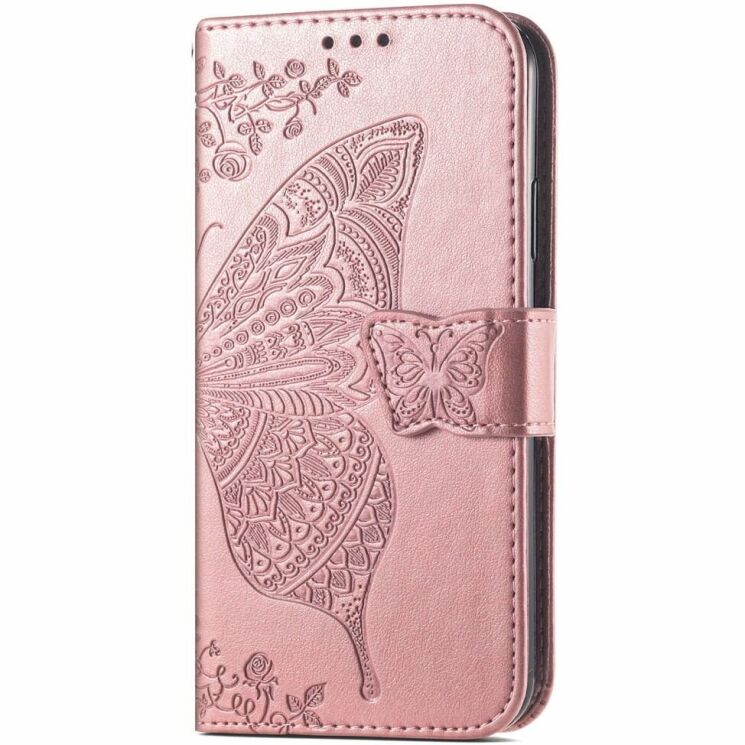 Чехол UniCase Butterfly Pattern для TECNO Spark 20 Pro+ - Rose Gold: фото 4 из 8