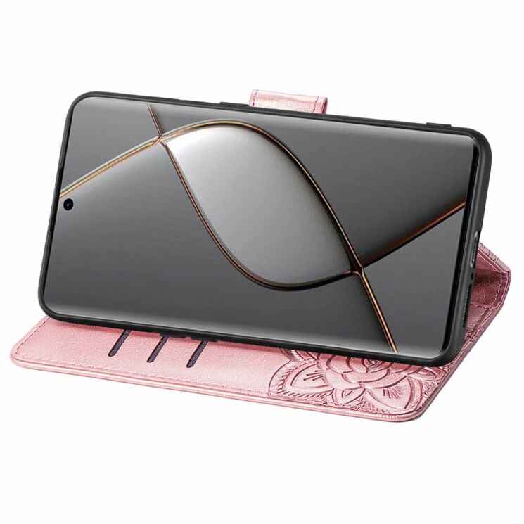 Чехол UniCase Butterfly Pattern для TECNO Spark 20 Pro+ - Rose Gold: фото 3 из 8