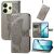 Чехол UniCase Butterfly Pattern для Xiaomi Redmi Note 14 4G - Grey: фото 1 из 11