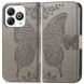 Чохол UniCase Butterfly Pattern для ZTE Blade A75 - Grey (361504H). Фото 1 з 6