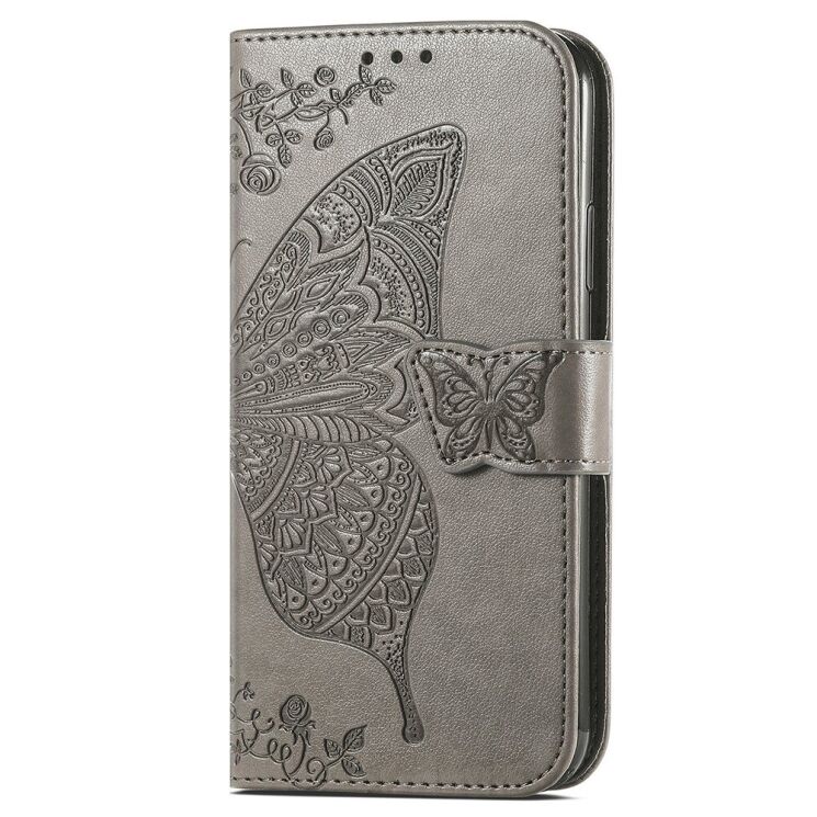 Чохол UniCase Butterfly Pattern для ZTE Blade A75 - Grey: фото 6 з 6