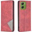 Чохол-книжка з кишеньками UniCase Geometric Pattern для Motorola Moto G06 - Red (401505R)
