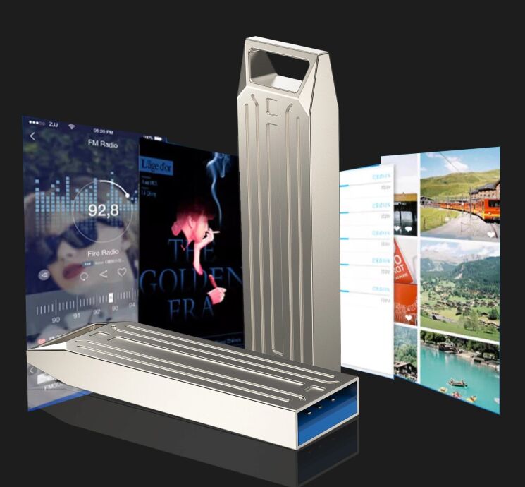 Флеш-накопитель WIWU Wi-FD002 128GB USB 2.0 - Silver: фото 6 из 6