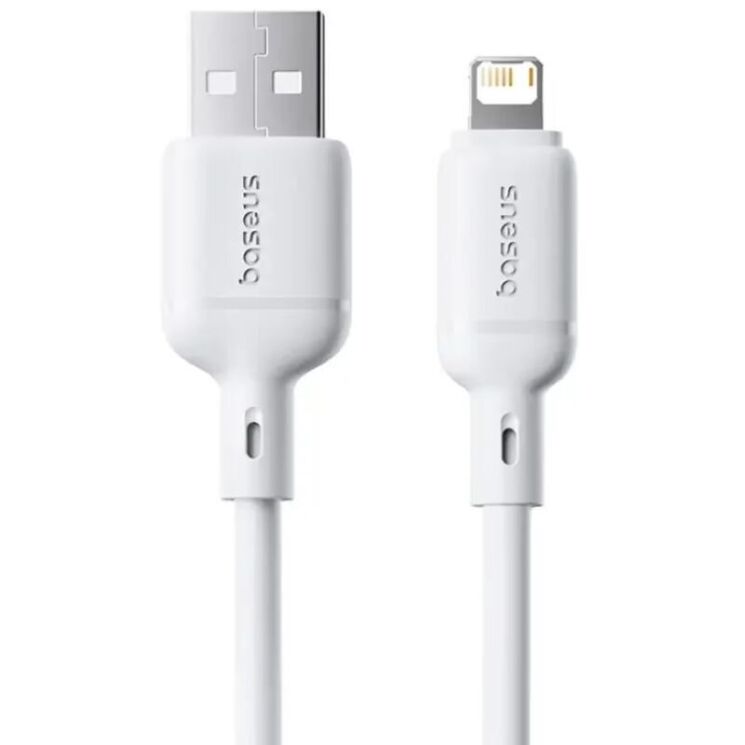 Кабель Baseus Silky Series USB to Lightning (2.4A, 1m) P1037770 - White (982823W) Кабель Baseus Silky Series USB to Lightning (2.4A, 1m) P1037770 - White: фото 1 из 17