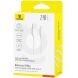 Кабель Baseus Silky Series USB to Lightning (2.4A, 1m) P1037770 - White (982823W). Фото 4 из 17