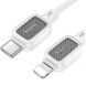Кабель Hoco X108 Benefit Type-C to Lightning (27W, 1m) - White (896296W). Фото 2 з 6