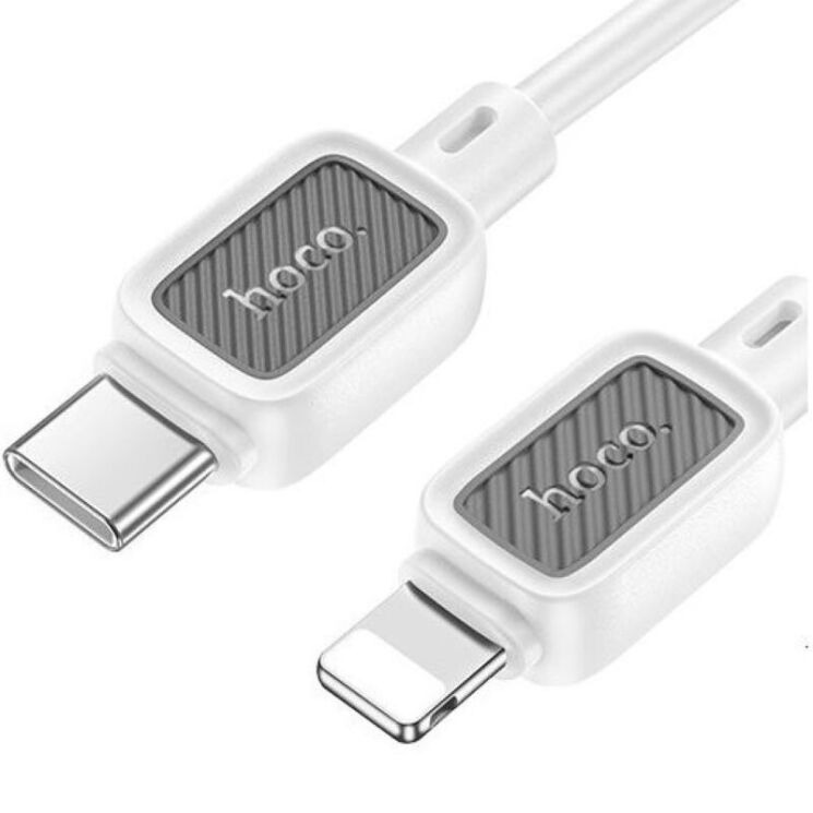 Кабель Hoco X108 Benefit Type-C to Lightning (27W, 1m) - White: фото 2 з 6