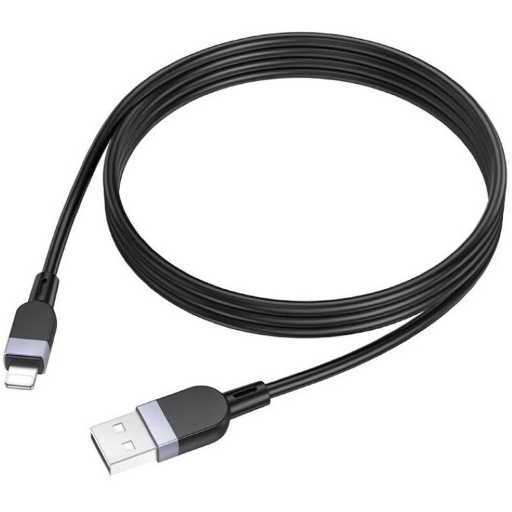 Кабель Hoco X109 USB to Lightning (2.4A, 1m) - Black: фото 5 из 8