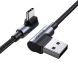 Кабель UGREEN US176 USB to Type-C (3A, 2m) - Black (896310B). Фото 2 з 8