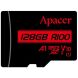 Карта памяти Apacer microSDXC UHS-I 128GB R100 V10 A1 + адаптер (AP128GMCSX10UB-R) - Black (945167). Фото 2 из 2