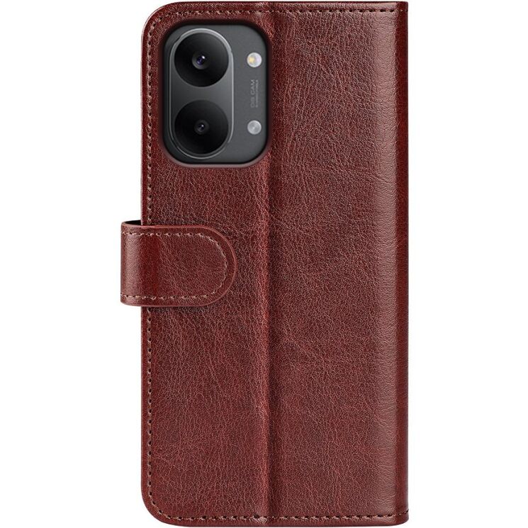 Классический чехол-книжка Deexe Wallet Style для Xiaomi Poco X8 Pro Max - Brown: фото 5 из 6