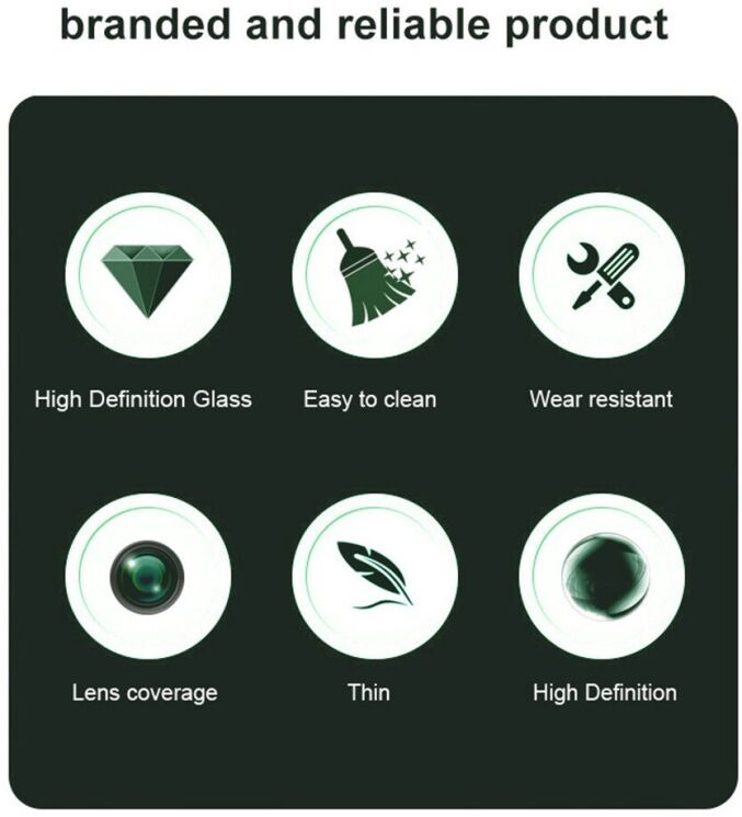 Комплект захисних стекол IMAK Camera Lens Protector для ZTE Nubia Z70 Ultra: фото 6 из 8