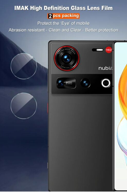 Комплект захисних стекол IMAK Camera Lens Protector для ZTE Nubia Z70 Ultra: фото 7 из 8